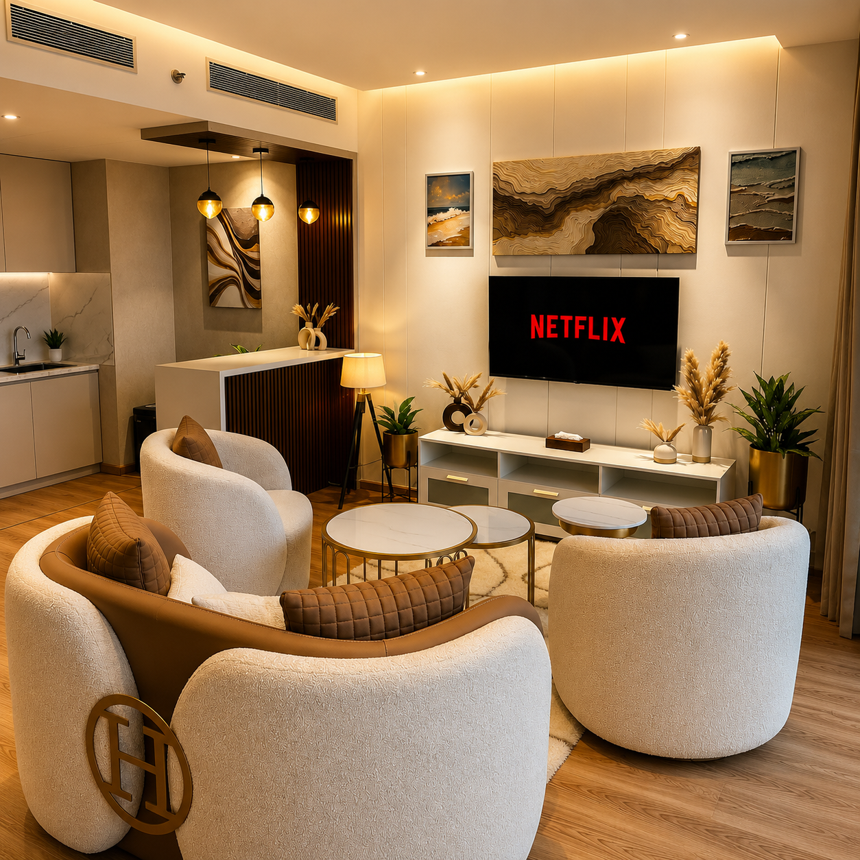 Luxury serviced apartment at ROVER INN Gurugram by Shandilya Hotels